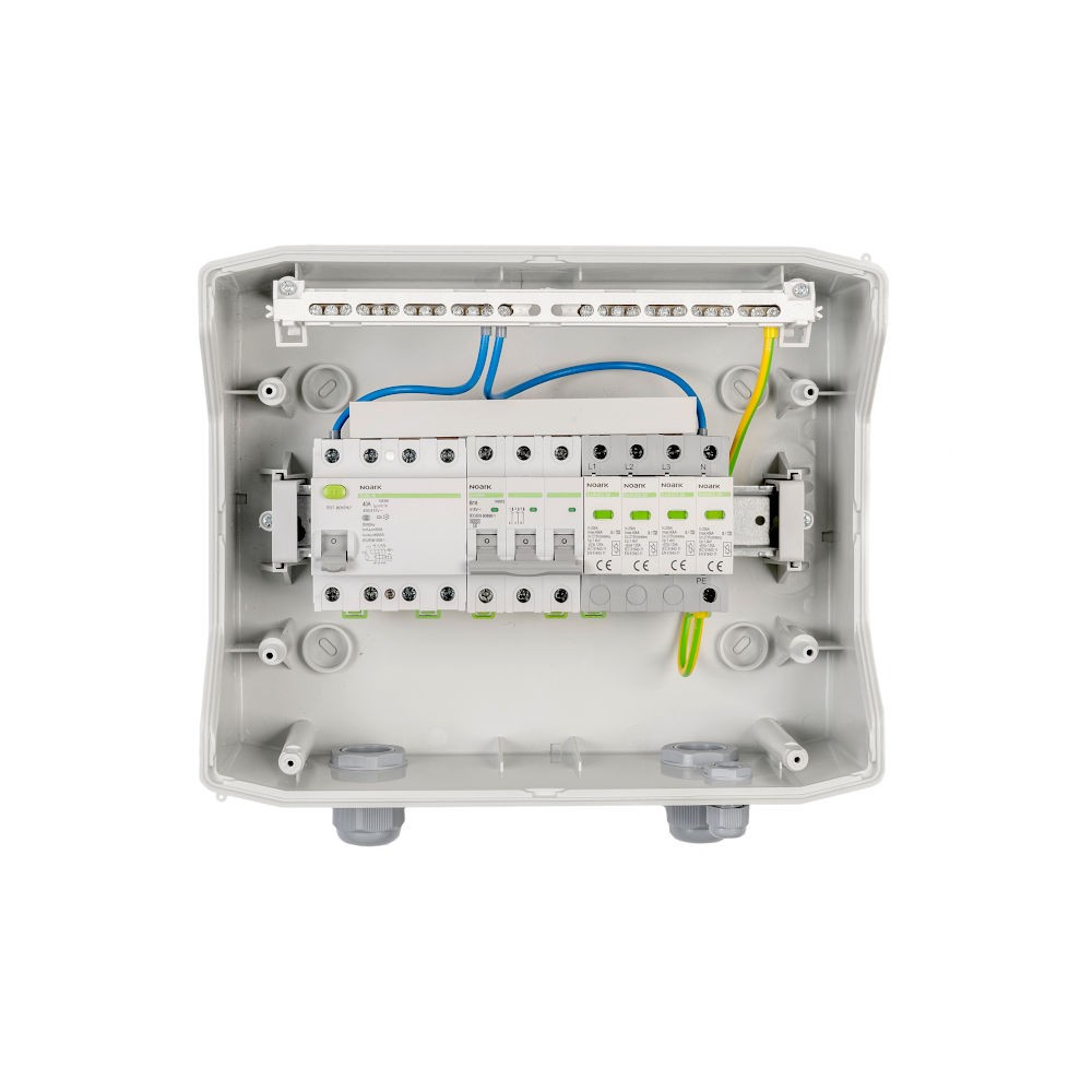 Vorgefertigter Stromverteiler AC RCD 3F 20 A T2 SOL-517