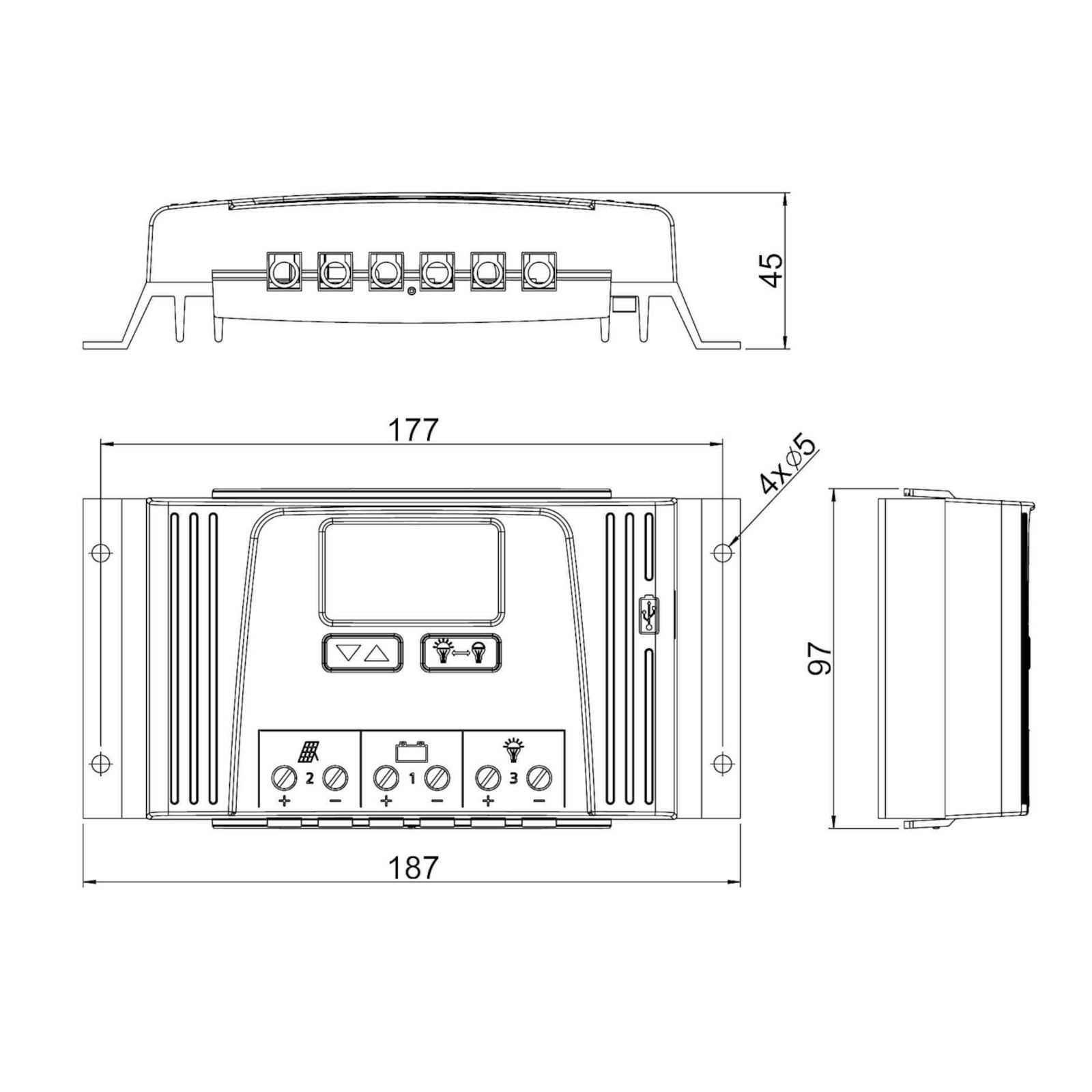 Laderegler Solarix 2525 Steca