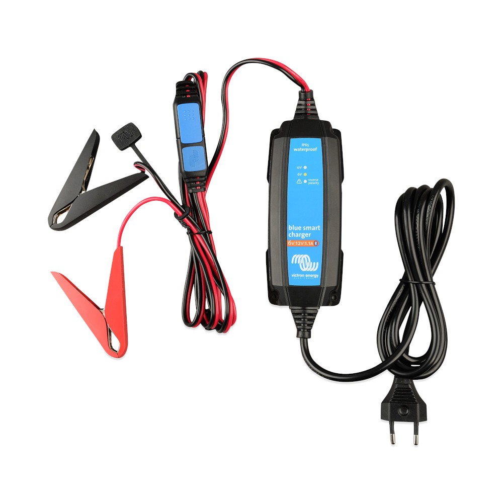 Blue Smart IP65 Charger 6V/12V-1.1 230V CEE 7/16 R