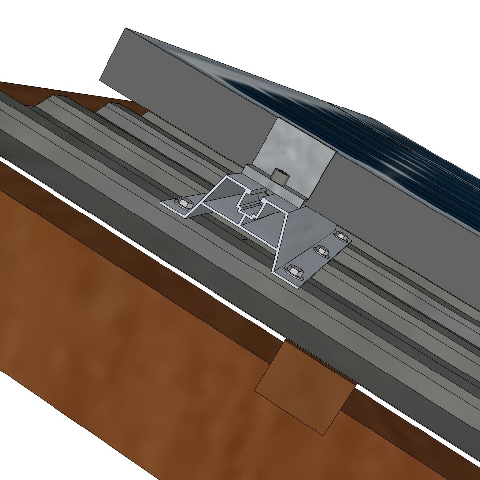 Trapezbrücke 300x70 mm + EPDM