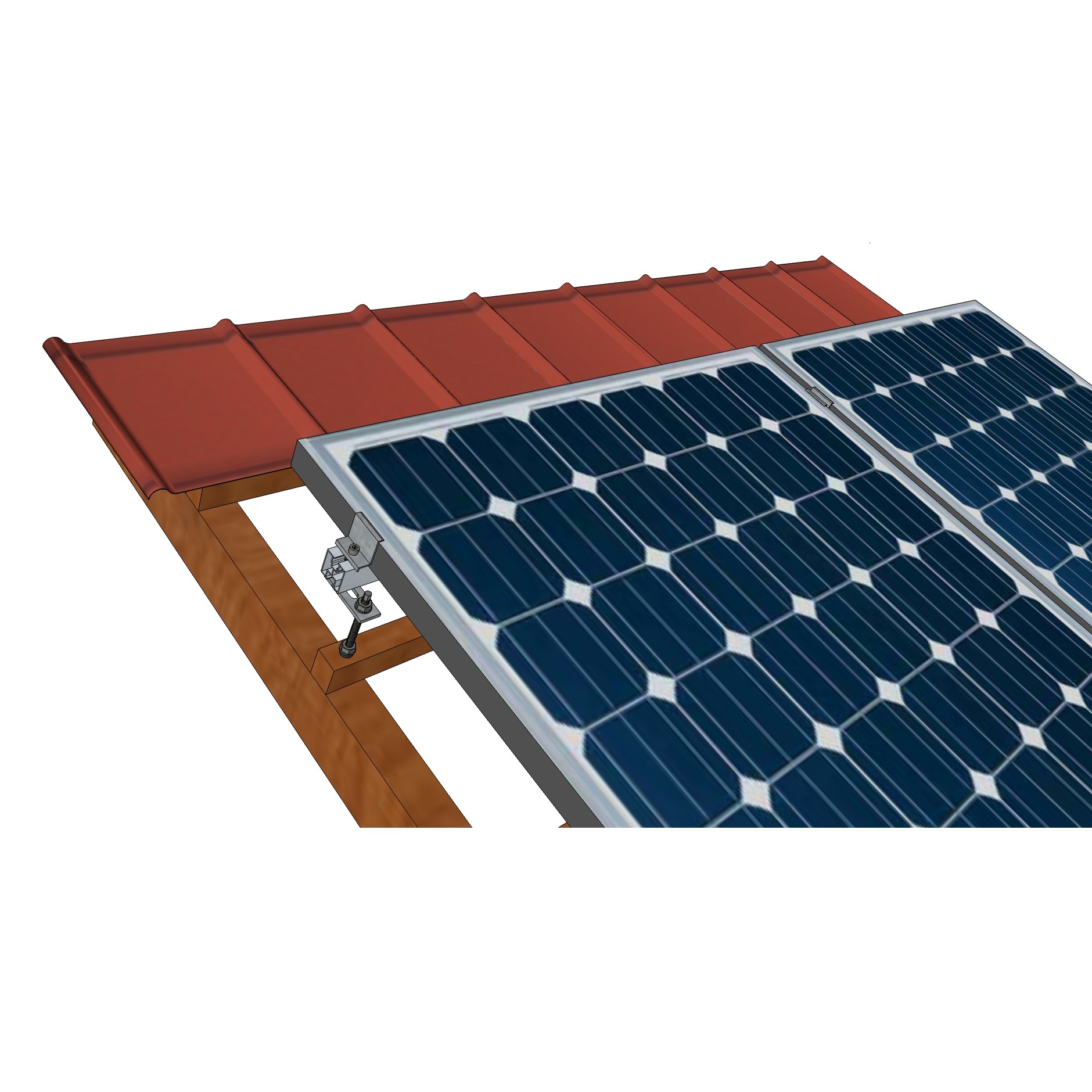 Doppelgewindeschraube M10x200 ohne Adapter