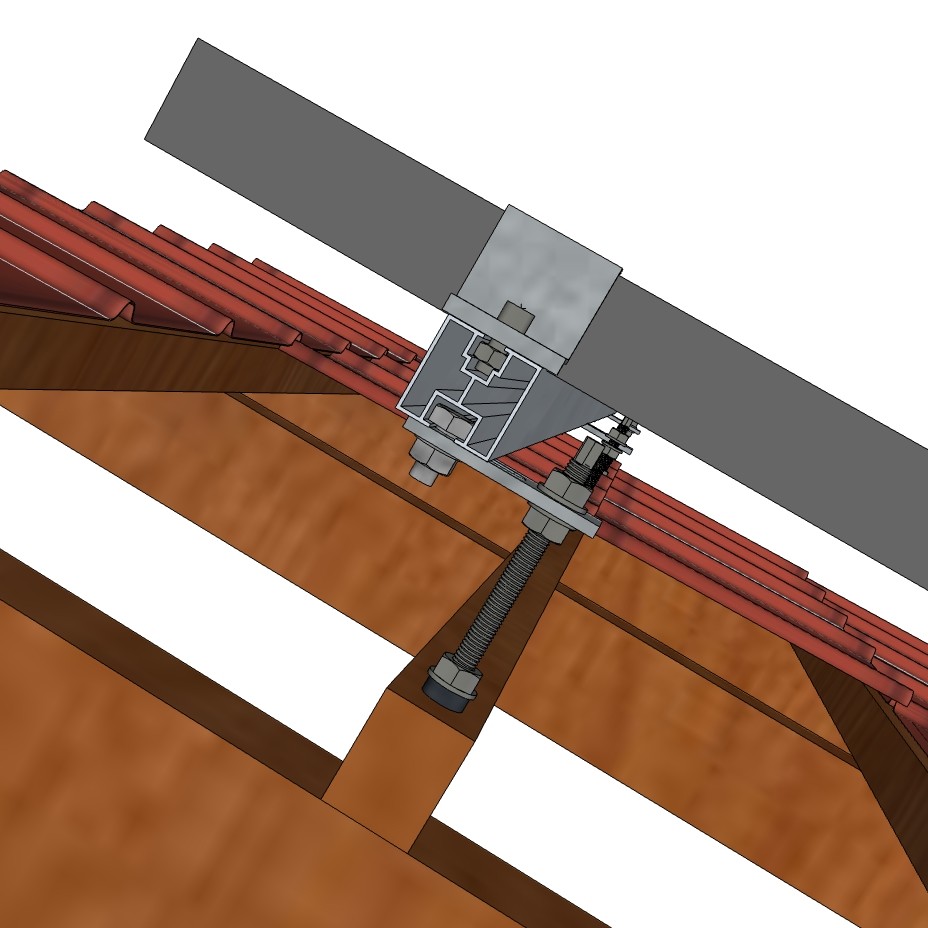 Doppelgewindeschraube M10x200 ohne Adapter