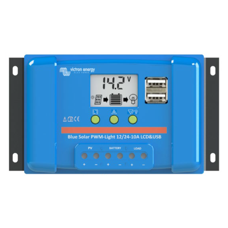 Laderegler BlueSolar PWM 12/24 V - 10 A Victron Energy