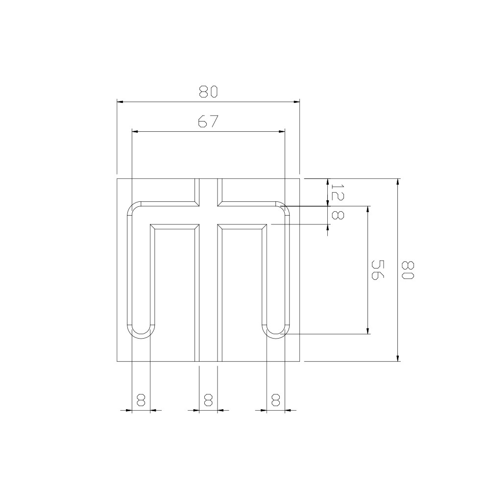 SDS-HEX matrix for driving posts K500